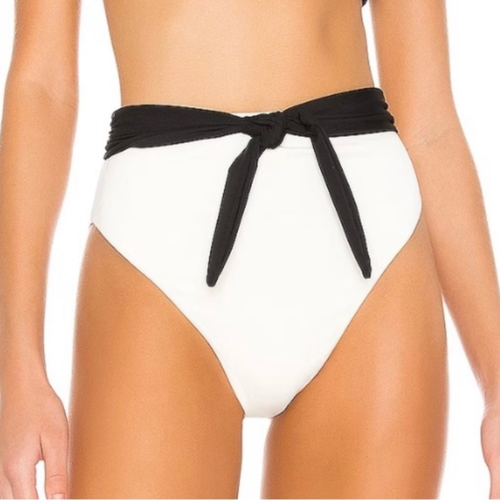 Mara Hoffman Goldie High Waisted Bikini Bottom